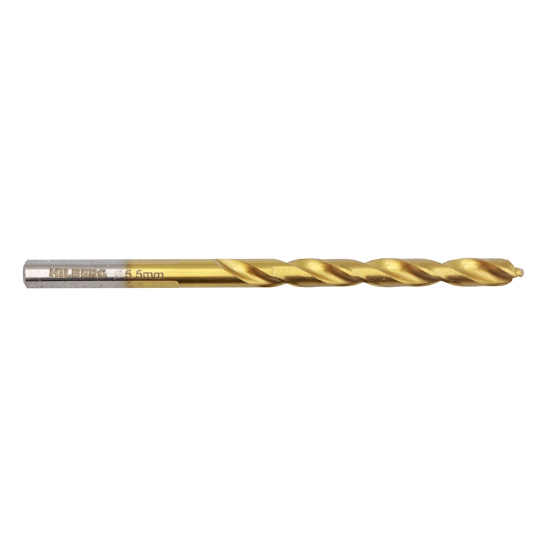 Сверло по металлу Hilberg CO055, 5.5*93(57)мм Cobalt 5% TOP в Муроме