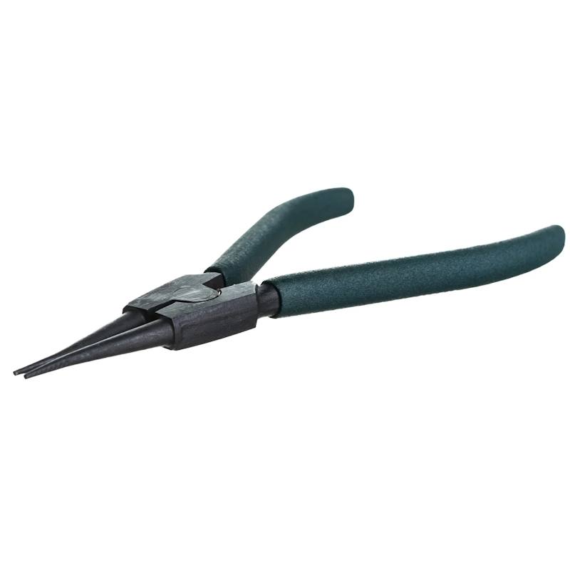 Щипцы прямые для стопорных колец Jonnesway AG010008, с ПВХ рукоятками, разжим, 180 мм, 10-40 мм  в Коврове