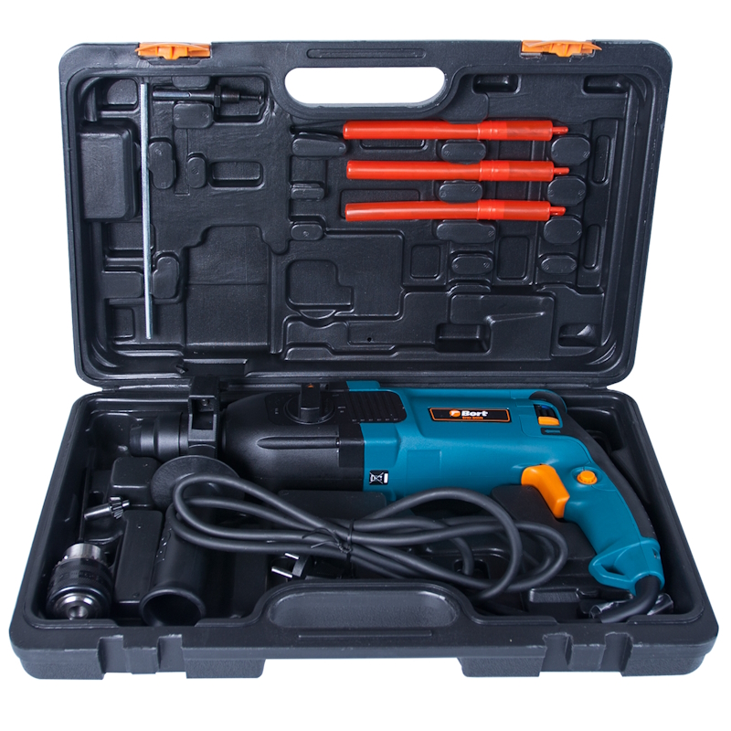 Перфоратор Bort BHD-800N 93724672 в кейсе в Костроме