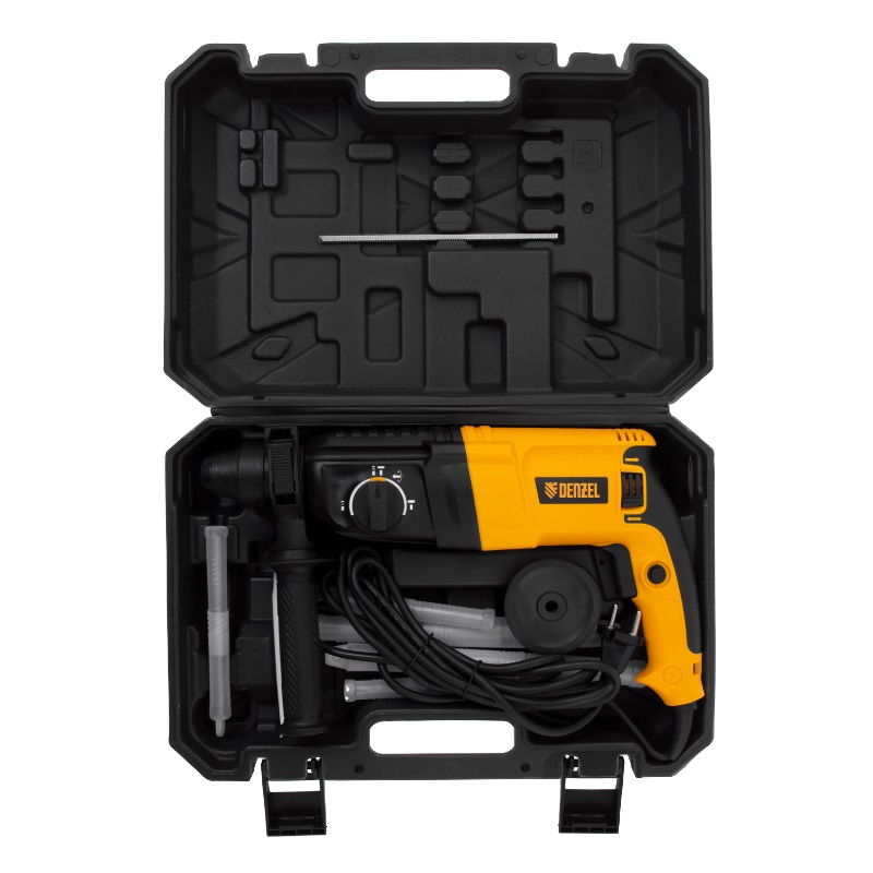 Перфоратор Denzel RHH-800-26 26607 в кейсе, с защитной муфтой в Ярославле