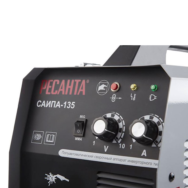 Сварочный полуавтомат Ресанта САИПА-135 инверторный 11кг 15А