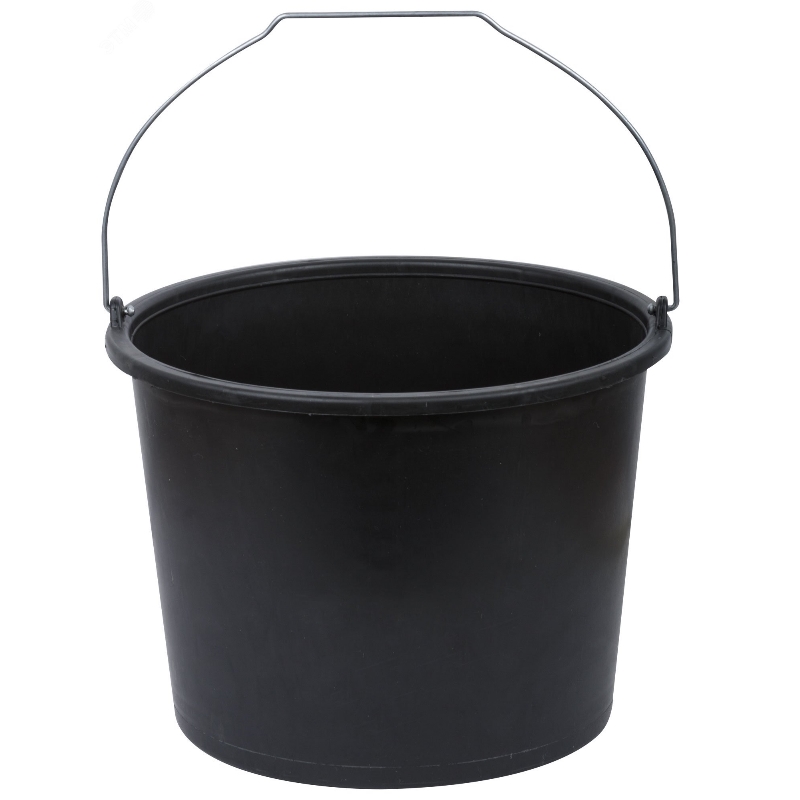 Ведро строительное пластиковое Fit 04090 для перемешивания раствора усиленные стенки 12 л 355₽