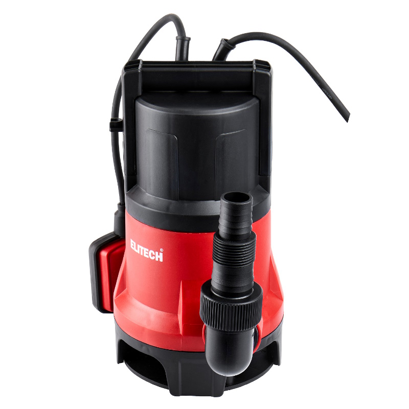 Насос погружной Elitech НПД 550-35П 205632, дренажный, 550 Вт, 11500 л/ч, Н=7 м, гряз/вод