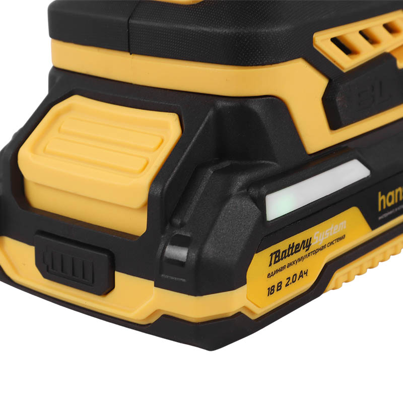 Дрель аккумуляторная Hanskonner HCD2065C, б/щ, 18В, 1BS, 60 Нм, пл.патрон, 2х2Ач (под Makita LXT), кейс