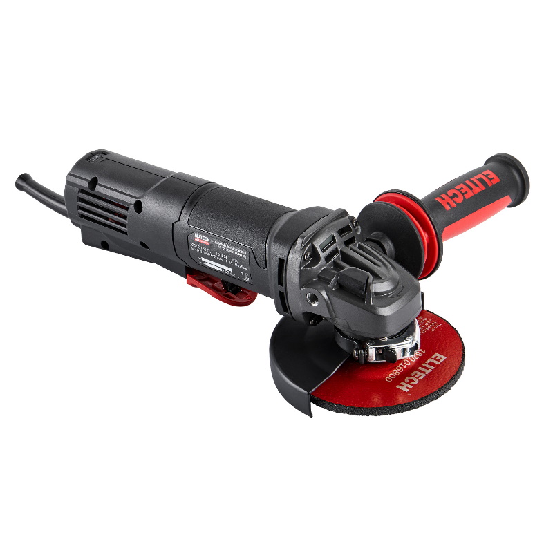 Угловая шлифмашина (болгарка) Elitech HD 205371 E2213.049.00, 125 мм, 1200 Вт, плавный пуск, регулировка оборотов в Угличе