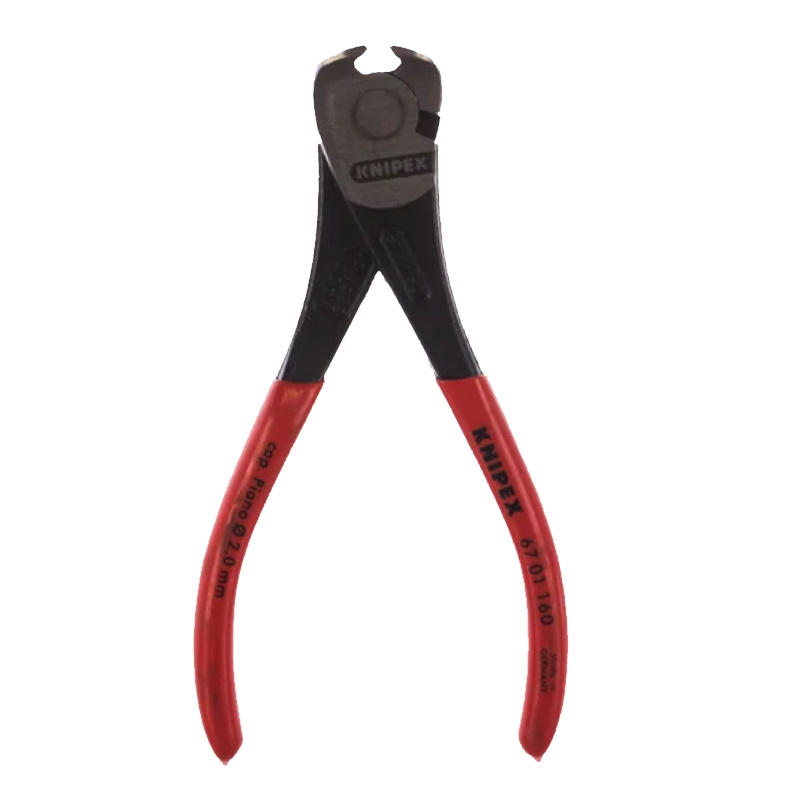 Кусачки торцевые особой мощности Knipex KN-6701160, 160 мм, фосфатированные, обливные ручки в Туле