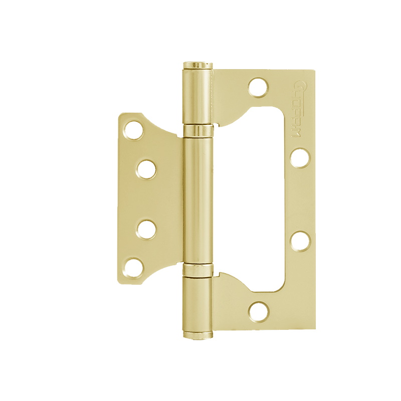 Петля-бабочка дверная Нора-М 800-4" STD 15525, 100*75*2,5 мм, накладная, золото в Кинешме