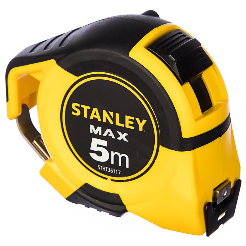 Рулетка магнитная Stanley Max STHT0-36117 (5 м, 25 мм, обрезиненный корпус) в Костроме
