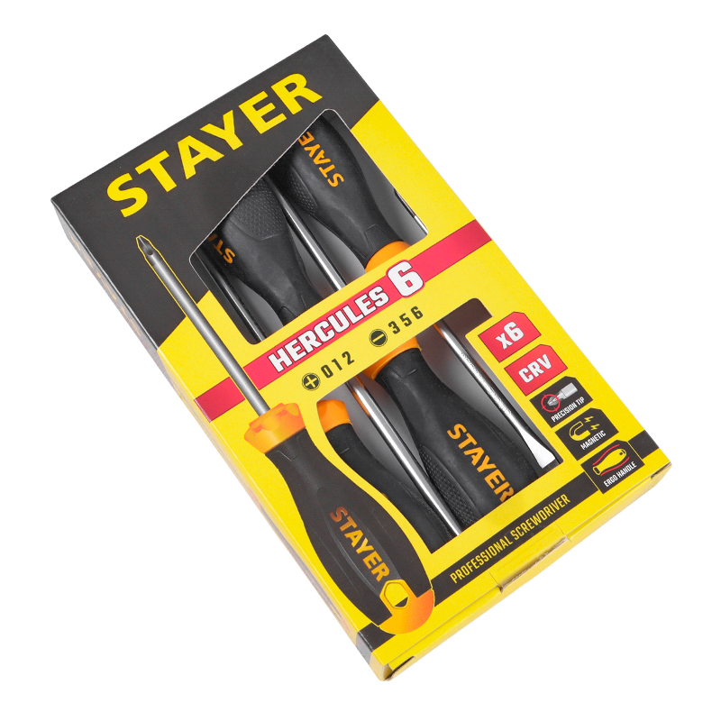 Набор отверток Stayer Hercules-X6 2513-H6_z02