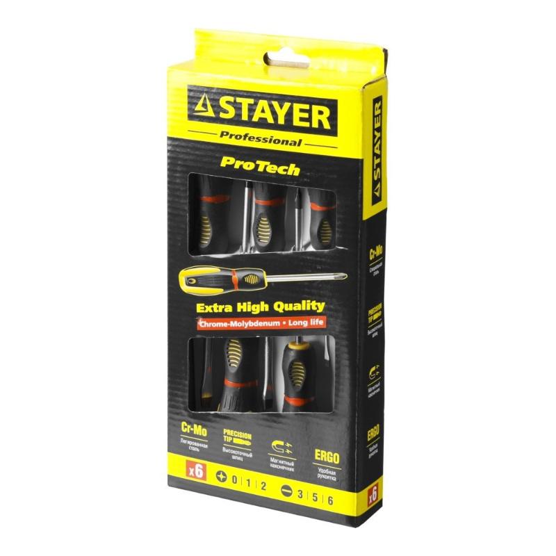 Набор отверток Stayer Professional PROTech 25133-H6_z02, 6 шт в Костроме