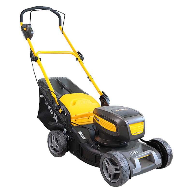 Аккумуляторная несамоходная газонокосилка Stiga Combi 743 Q AE Kit (ширина захвата 41 см, мульчирование) в Угличе