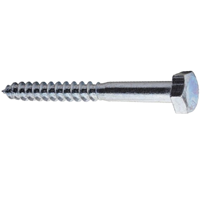 Шуруп Starfix SMC3-61741-100 8х70 мм шестигранная головка цинк DIN 571 100 штук в картонной упаковке 542₽