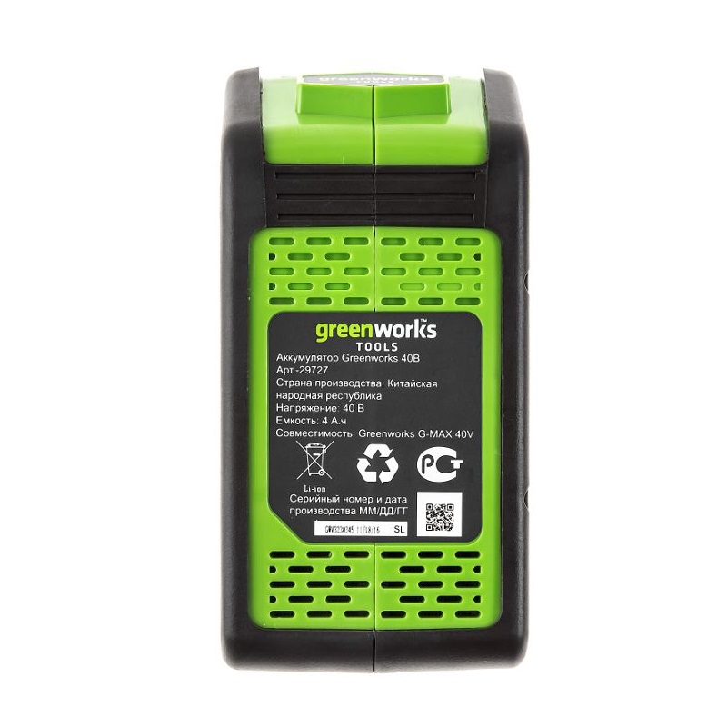 Газонокосилка Greenworks G40LM41K4 40В, 40 см, в комплекте АКБ и ЗУ в Александрове