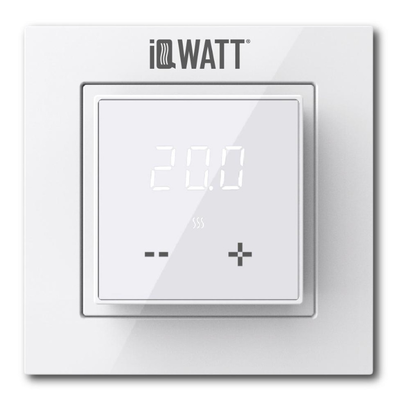 Термостат электронный Iqwatt IQ THERMOSTAT D 00416 белый 4674₽