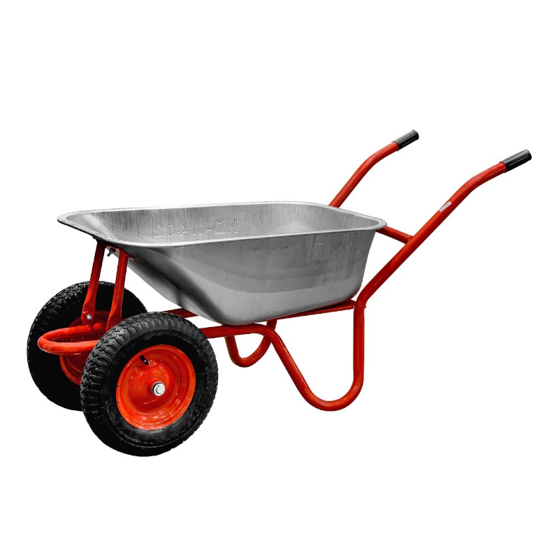 Тачка строительная HDC Equipment HD-W402 HD6410-1, 120л, 400кг, 2 пневмоколеса 4.00-8