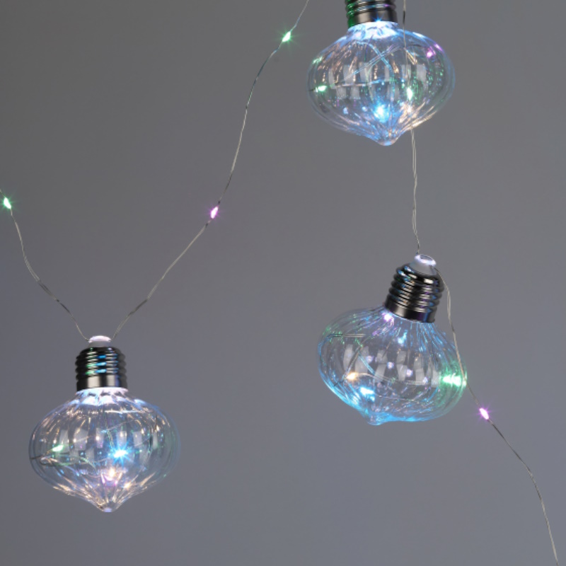 Гирлянда светодиодная Эра "Лампочки" Б0051879 1655640, 1.8 м, 80 micro LED, мульти в Александрове
