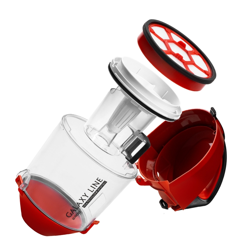 Пылесос Galaxy Line GL 6224 4610264001840 красный с черным мультициклон 2400 Вт
