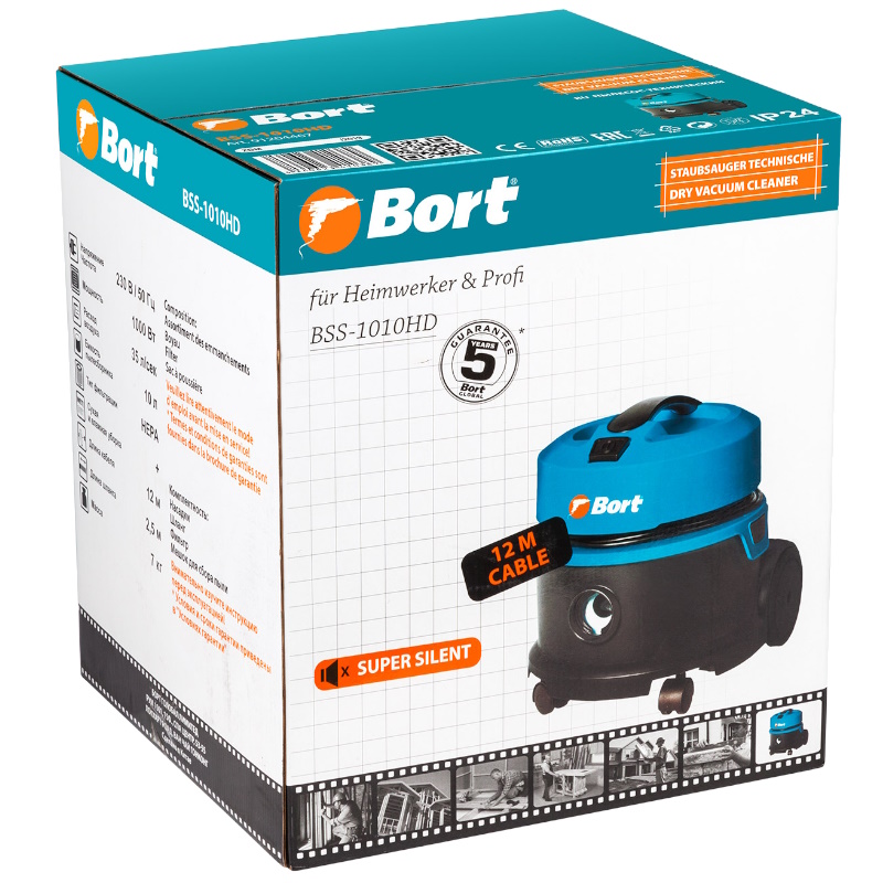 Пылесос для сухой уборки Bort BSS-1010HD 91204467