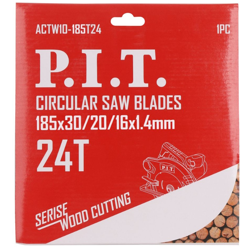 Диск пильный P.I.T. ACTW10-185T24, 185x30/20/16x2,2 мм, 24T в Вологде
