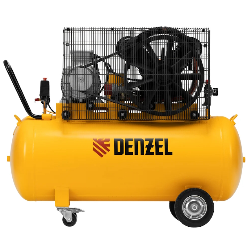 Компрессор воздушный ременной привод Denzel BCV 5500-T/200 58122, 5,5 кВт, 200 литров, 850 л/мин