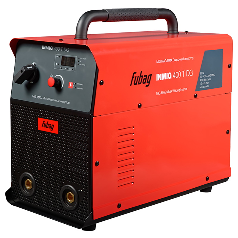 Cварочный полуавтомат инвертор Fubag INMIG 400T DG 31440 + Подающий механизм Fubag DRIVE INMIG DG 41125 + Шланг-пакет 5 метров 35 мм2 6 pol с воздушным охлаждением 31442 + Горелка Fubag FB 400 3 м в Туле