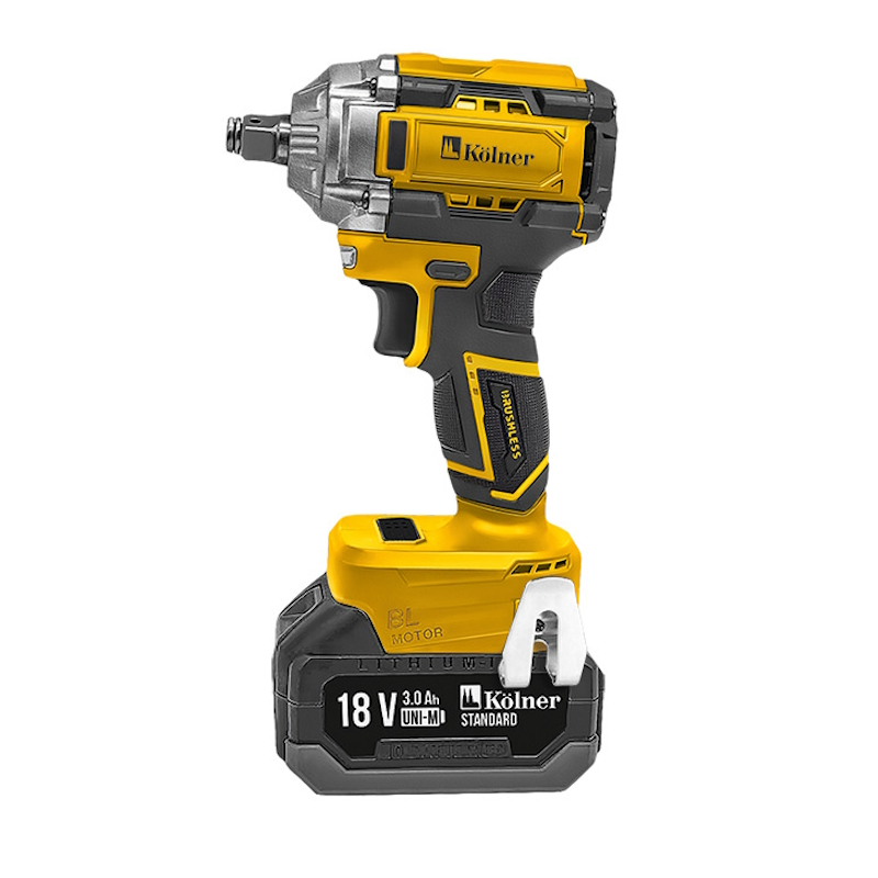Гайковерт ударный аккумуляторный Kolner KWI 18-280BLV-2K 18V UNI-M, BL 4610264003776, 280 Нм (2x3,0 Ач, зу, кейс) в Череповце
