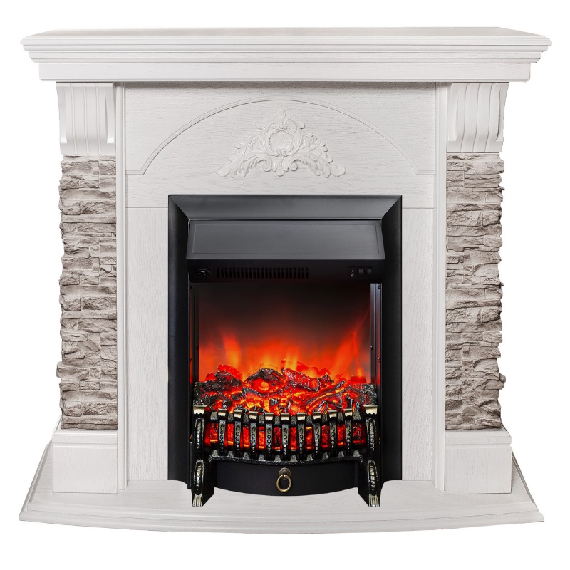 Каминокомплект RealFlame ATHENA GR STD/EUG/25'5/24 WT + FOBOS BL 10015577 в Кинешме