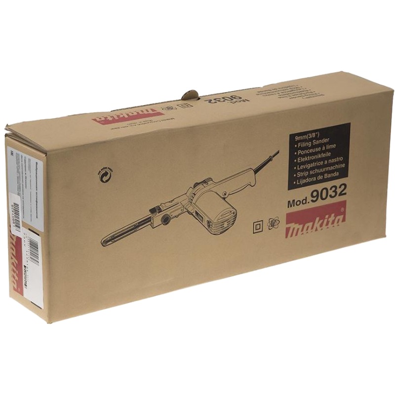 Шлифмашина ленточная сетевая Makita 9032 (мини, скорость 1700 м/мин, набор аксессуаров) в Туле