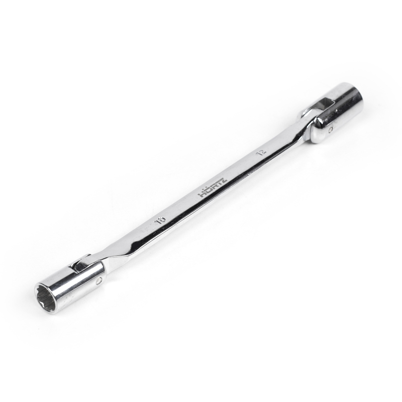 Ключ торцевой шарнирный Hortz 120796 (10х12 хром) в Кинешме