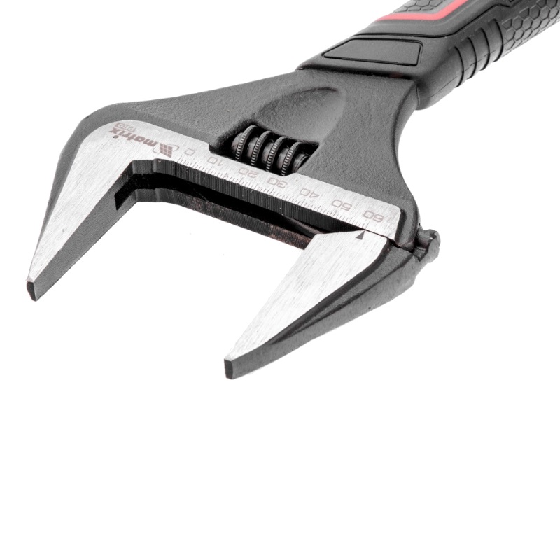 Ключ разводной Matrix PRO 15576, тонкие губки, фосфатированный, двухкомпонентная рукоятка, 150 мм