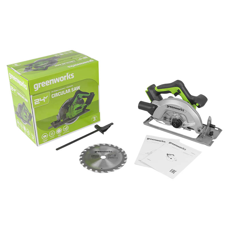 Пила циркулярная Greenworks 1500907 (без АКБ и ЗУ) в Коврове