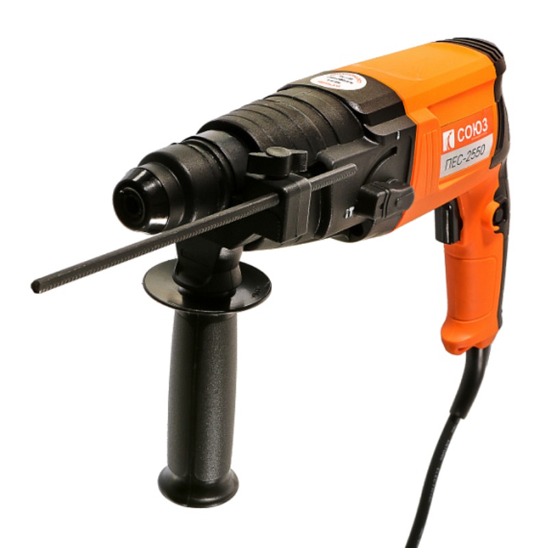 Перфоратор SDS Союз ПЕС-2550 800 Вт 2 режима 0-1000 обмин 3222₽