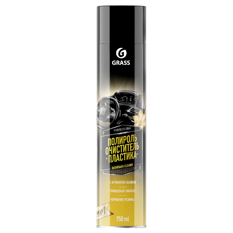 Полироль-очиститель пластика Grass Dashboard Cleaner 120107-4 (ваниль, 750 мл) в Туле