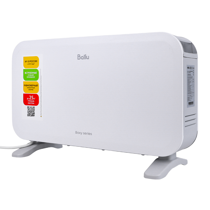 Конвектор электрический Ballu BOXY BEC/BMS-2000, 750/1250/2000 Вт в Рыбинске