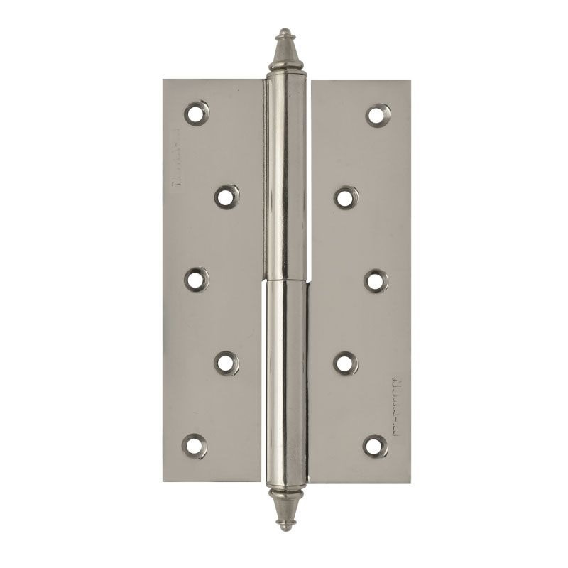 Петля дверная разъемная Нора-М 610-5" 10625, 125*75*2,5, с колпачком, хром, левая в Рыбинске