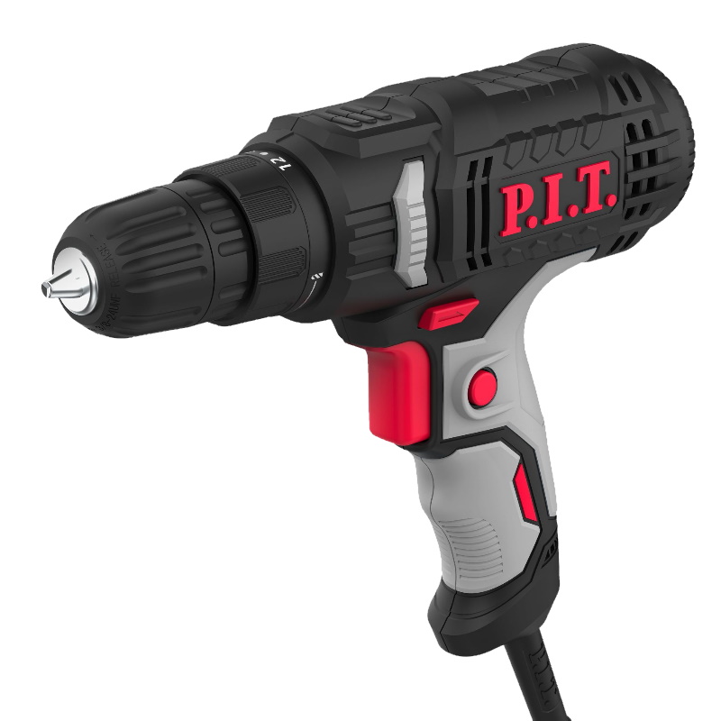 Дрель-шуруповерт электрическая PIT PBM10-C4 400 Вт 25 Нм 1000 обмин
