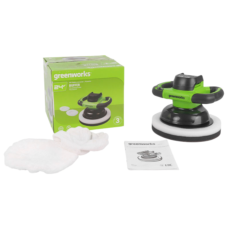 Полировальная машина аккумуляторная Greenworks G24BU10 3502107 в Рыбинске