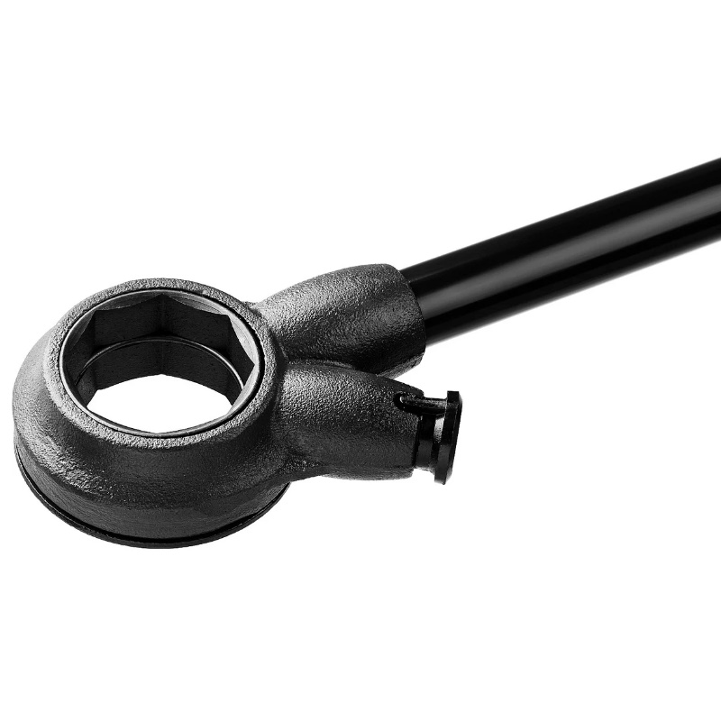 Трещотка с удлинителем для клуппов Mirax 28245, 1/4" - 1 1/4", длина 620мм  в Иваново