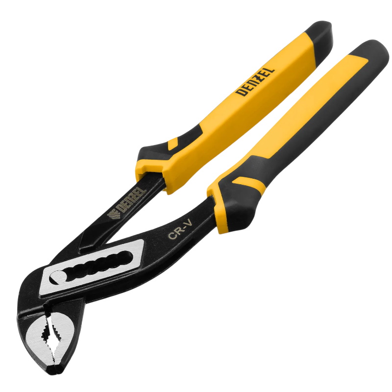 Набор инструментов Denzel 15801, 1/2", 1/4", CrV, S2, пластиковый кейс, 64 предмета в Ярославле