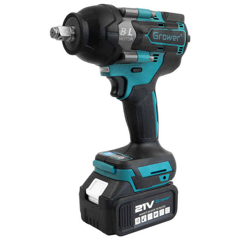 Бесщеточный ударный гайковерт Grower DBL11, 700 Нм, 21v (под Makita LXT), 4Ah аккумулятор 2 шт, в кейсе в Муроме