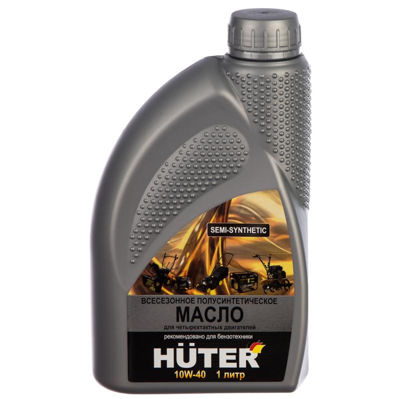 Масло моторное Huter 73/8/1/1 10W-40 полусинтетическое для 4-х такт. двигателей, для техники, 1 л. в Муроме