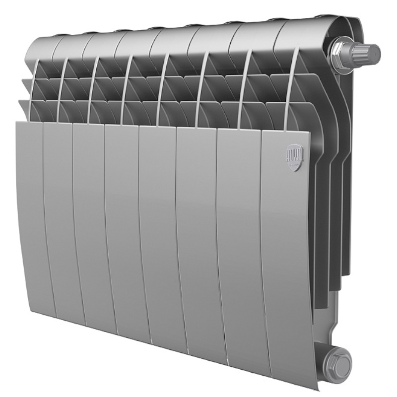 Радиатор Royal Thermo BiLiner 350 Silver Satin VR НС-1196740, 8 секций