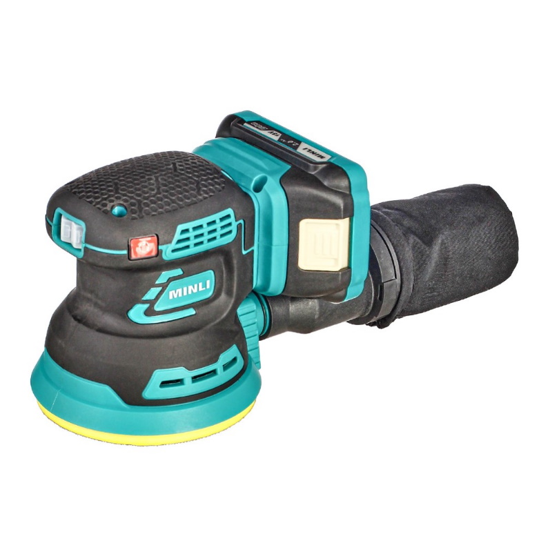 Шлифмашина эксцентриковая аккумуляторная Minli DC702-2.0A, Ø125мм, б/щ, 18В, 3 скорости, 2х2.0А во Владимире