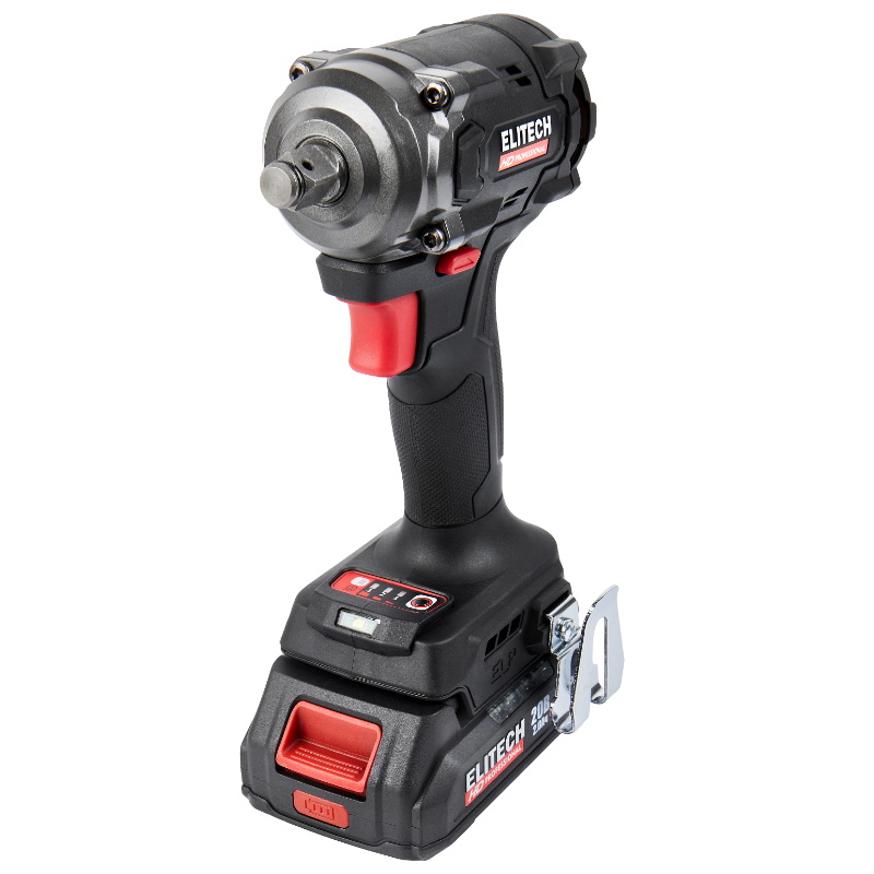 Гайковерт аккумуляторный Elitech HD CW 2004SL (E2201.056.01) 205737, ударный, бесщеточный, 20В, 2х2.0Ач, ELP, 0-2400 уд/мин в Вологде