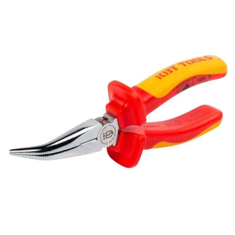 Длинногубцы изогнутые диэлектрические КВТ ПРОФИ 79220 160 мм 2196₽