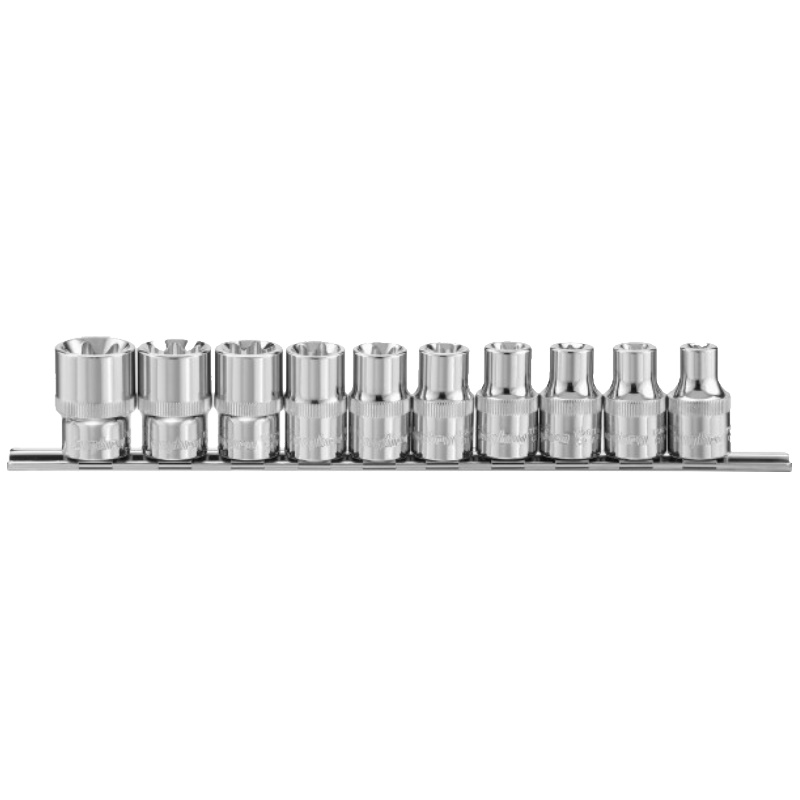 Набор головок торцевых Ombra 912610 55610, 1/2"DR на держателе, внешний TORX, E8-E24, 10 предметов в Костроме