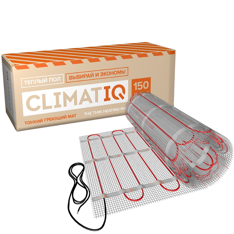 Греющий мат Climatiq MAT 206075 тонкий самоклеящийся 40 m2 8610₽