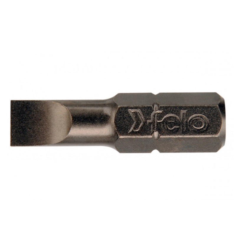 Бита Плоская шлицевая Felo Industrial 02041036, 4,0X0,8X25, 2 шт. в блистере (Германия) в Твери
