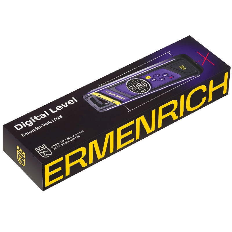 Цифровой уровень Ermenrich Verk LD25 85682, с лазером в Иваново