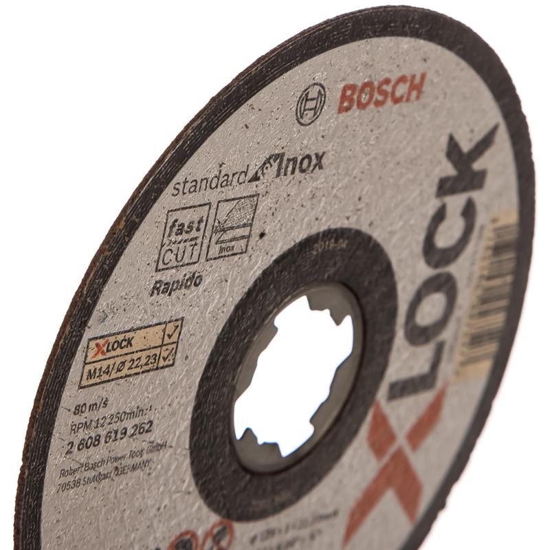 Отрезной круг по нержавеющей стали Bosch X-Lock 2.608.619.262 (125x1 мм) в Муроме